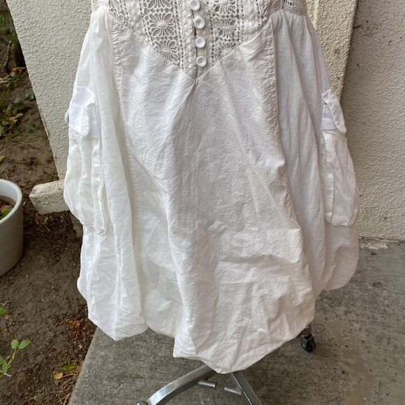 Mollo Rello bohemian style bubble dress w/ fabulous deep pockets - Picture 6 of 15
